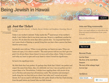 Tablet Screenshot of beingjewishinhawaii.com